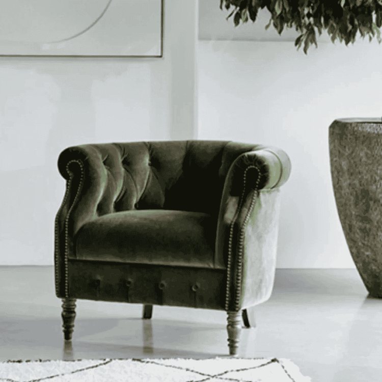 Jude Armchair in Biba Moss