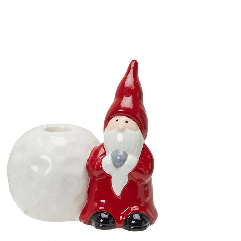 Boris Ceramic Candle Holder Santa 8cm | Annie Mo's