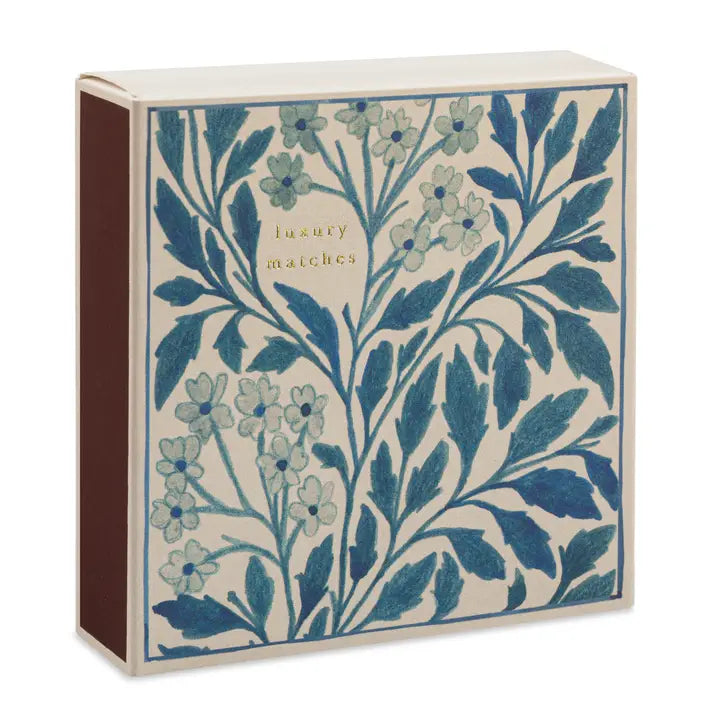 Blue Floral | Square Matchboxes | Safety Matches