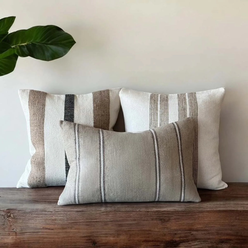 Ashi Linen Cushion with Feather Inner 40x60cm