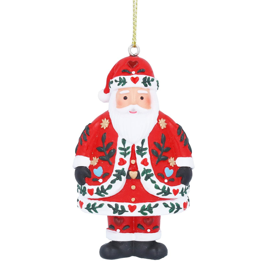 Resin Alpine Resin Santa Dec 8cm | Annie Mo's