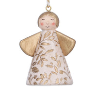Resin Angel with Golden Pattern and Wings 7cm | Annie Mo's