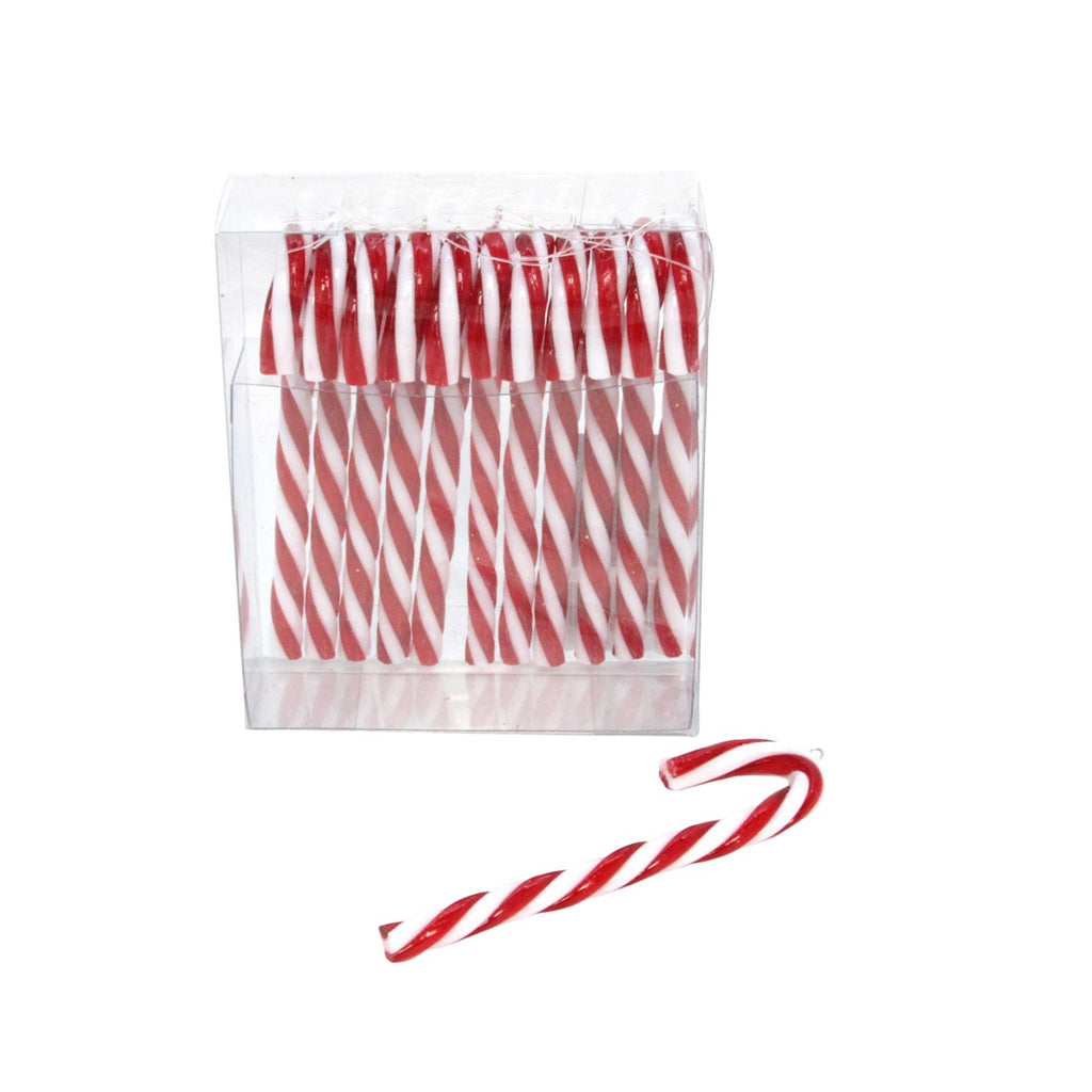 Box of 12 - Acrylic Candy Canes 10cm | Annie Mo's