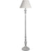 Neutral Washed Wood Floor Lamp with Shade 155cm