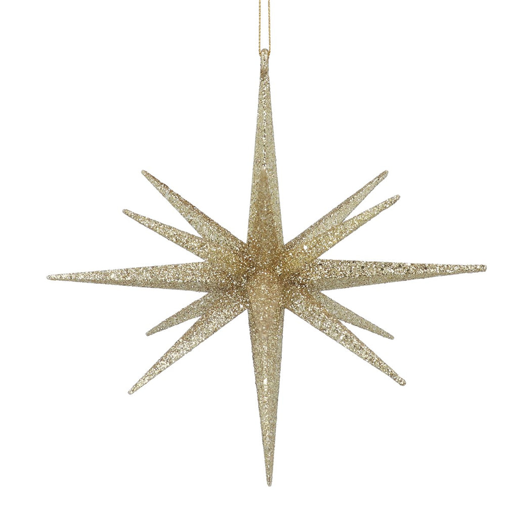 Gold Sparkle Bethlehem Star 20cm | Annie Mo's