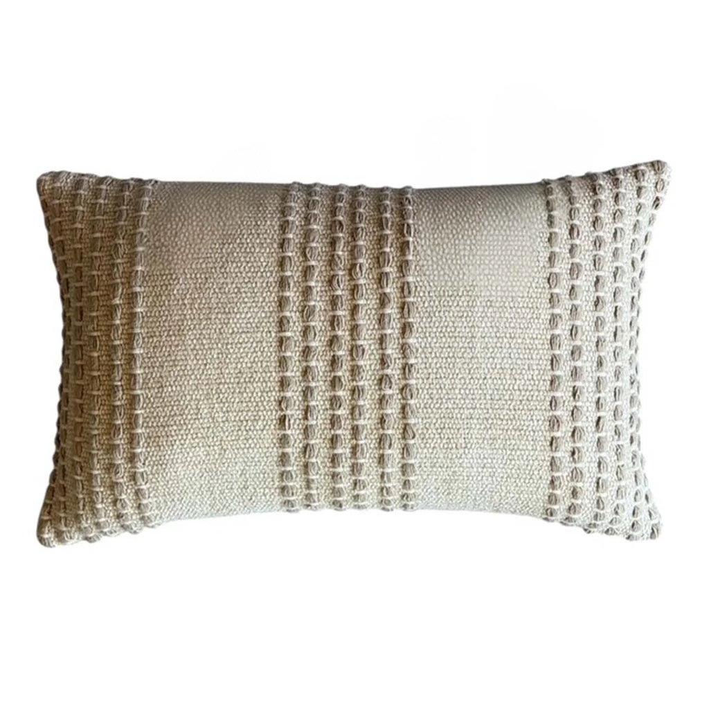 Farah Linen Cushion with Feather Inner 30x50cm | Annie Mo's
