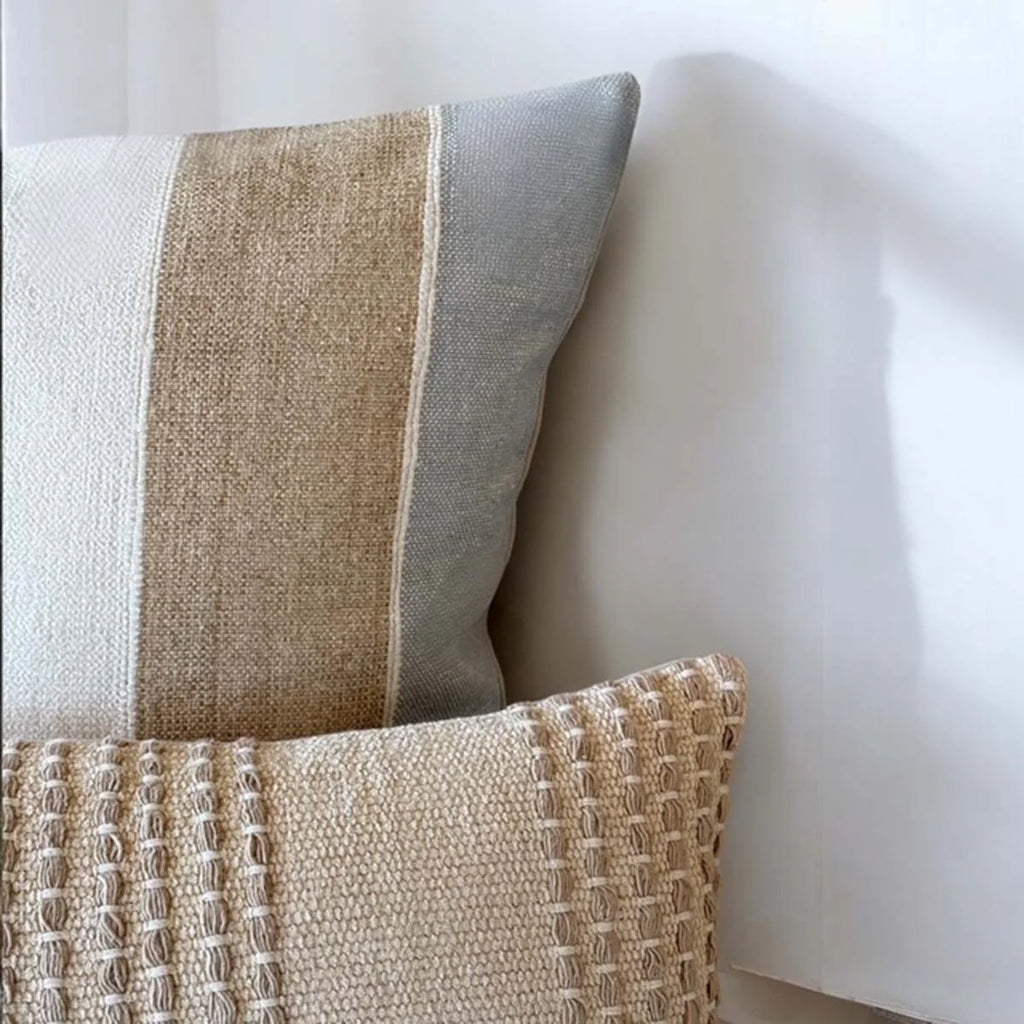 Farah Linen Cushion with Feather Inner 30x50cm