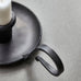 Grab Black Metal Candle Holder 15cm