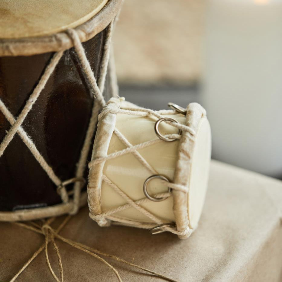 Cream Mini Hanging Drum 5cm