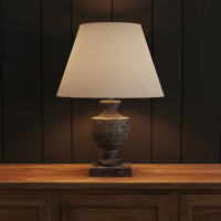 Inca Urn Wooden Table Lamp 51cm | Annie Mo's