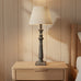 Inca Column Wooden Table Lamp with Shade 50cm | Annie Mo's