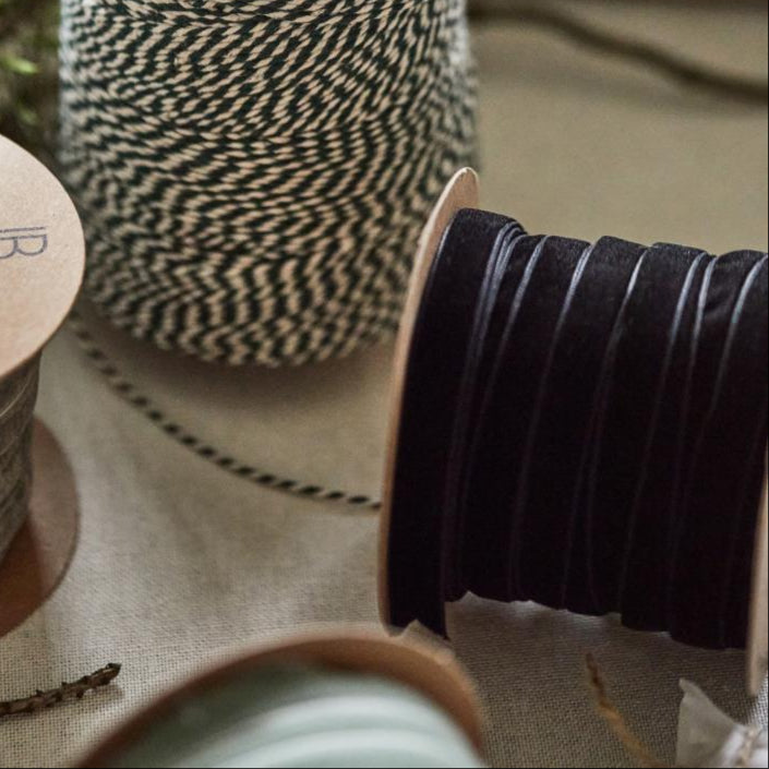 Velvet Ribbon on Spool 1000cm - Colour Choice