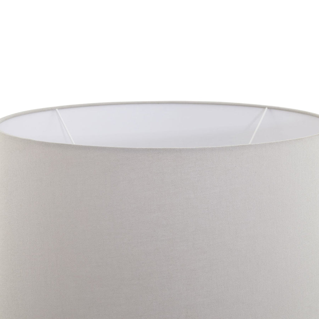 Tiber Large Stone Ceramic Lamp with Linen Shade 72cm