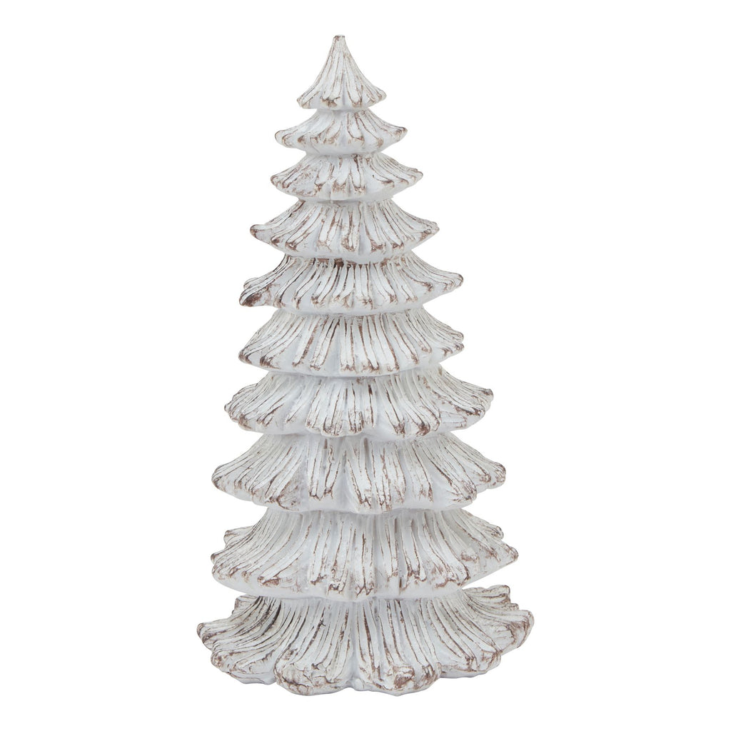 Snowy Fir Tree Sculpture - Size Choice | Annie Mo's