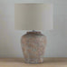 Siena Brown Table Lamp With Linen Shade 48cm | Annie Mo's
