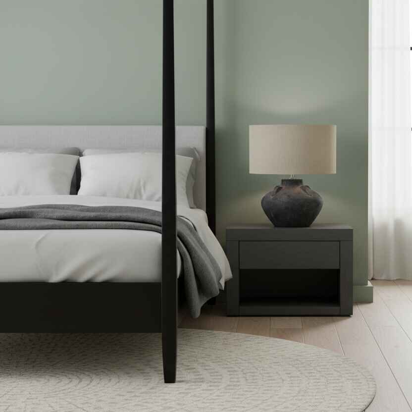 Siena Grey Lekanis Lamp with Shade | Annie Mo's