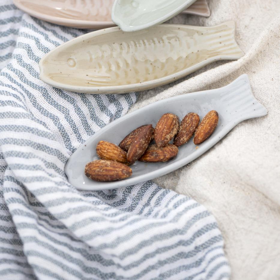 Light Blue Stripe Double Woven Napkins