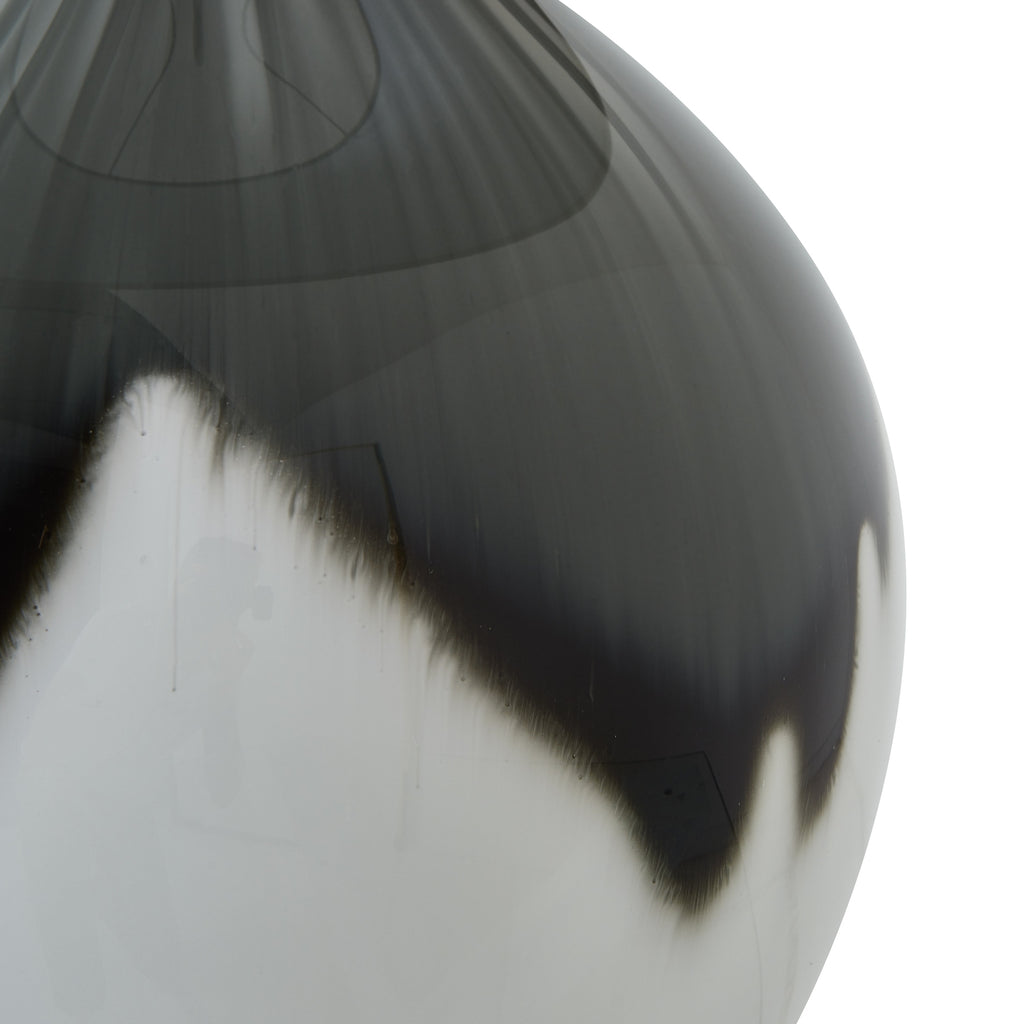 Grey Shadows Table Lamp With Linen Shade 67cm