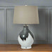 Grey Shadows Table Lamp With Linen Shade 67cm | Annie Mo's