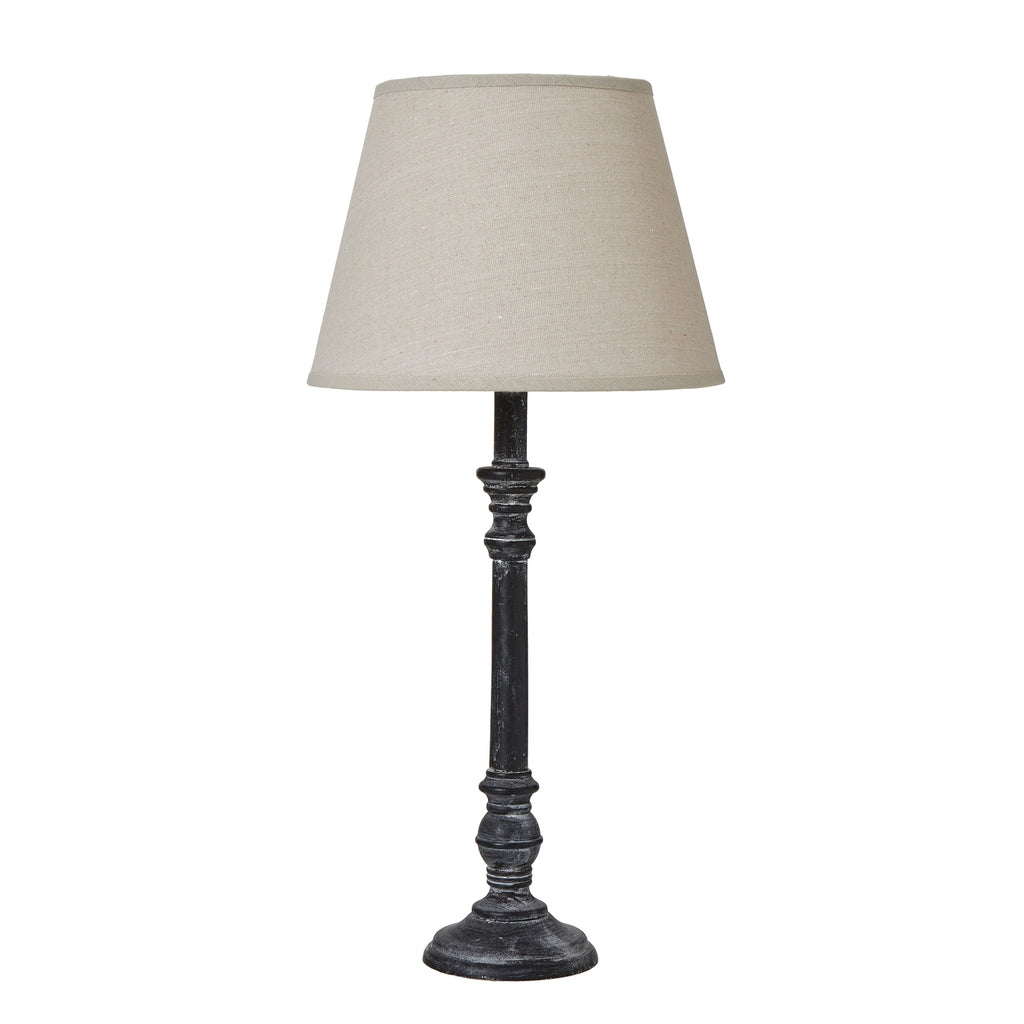 Isca Stem Table Lamp With Linen Shade 41cm | Annie Mo's