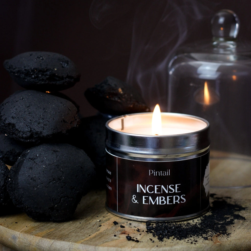 Incense and Embers Classic Tin Candle 35hr Burn Time