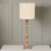 Candlestick Table Lamp With Linen Shade 81cm | Annie Mo's