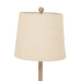 Hiaro Candlestick Table Lamp With Linen Shade 80cm