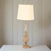 Hiaro Candlestick Table Lamp With Linen Shade 80cm | Annie Mo's