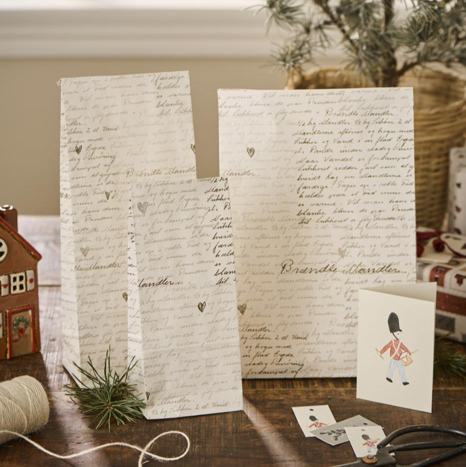 Paper Gift Bags with Writing - Size Choice | Annie Mo's