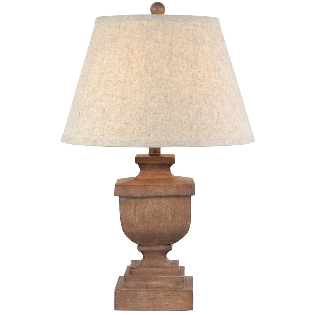 Ravelle Table Lamp With Edged Linen Shade 60cm