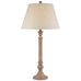 Solenne Table Lamp With Edged Linen Shade 79cm