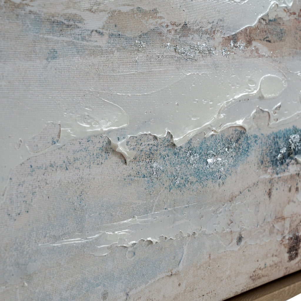 Veydra Hand Painted Canvas In Wood Frame 120cm