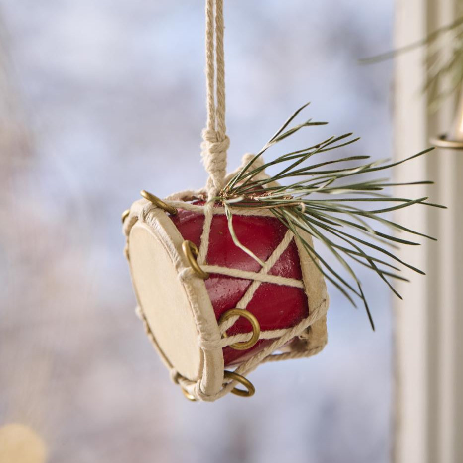 Red Mini Hanging Drum 5cm