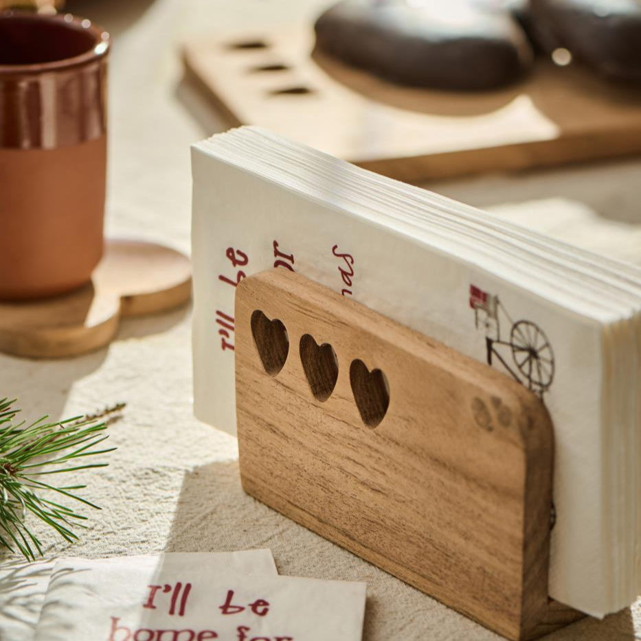 16 Paper Napkins - "I'll Be Home for Christmas" 40cm