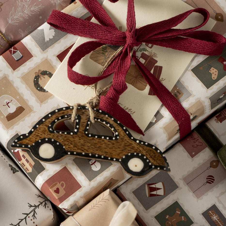 Hanging Wooden Car 10cm | Annie Mo's B