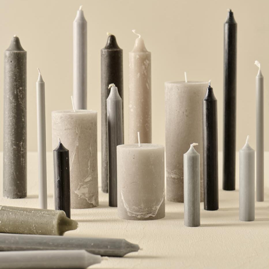 Chunky Rustic Fog Candle 25cm