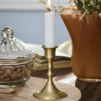 Classic Tall Brass Candle Holder for Dinner Candles | Annie Mo's