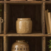 Glazed Clay Planter with Edge 16cm | Annie Mo's