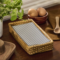 Blue Stipe Paper Napkins - 16 Pieces per Pack | Annie Mo's