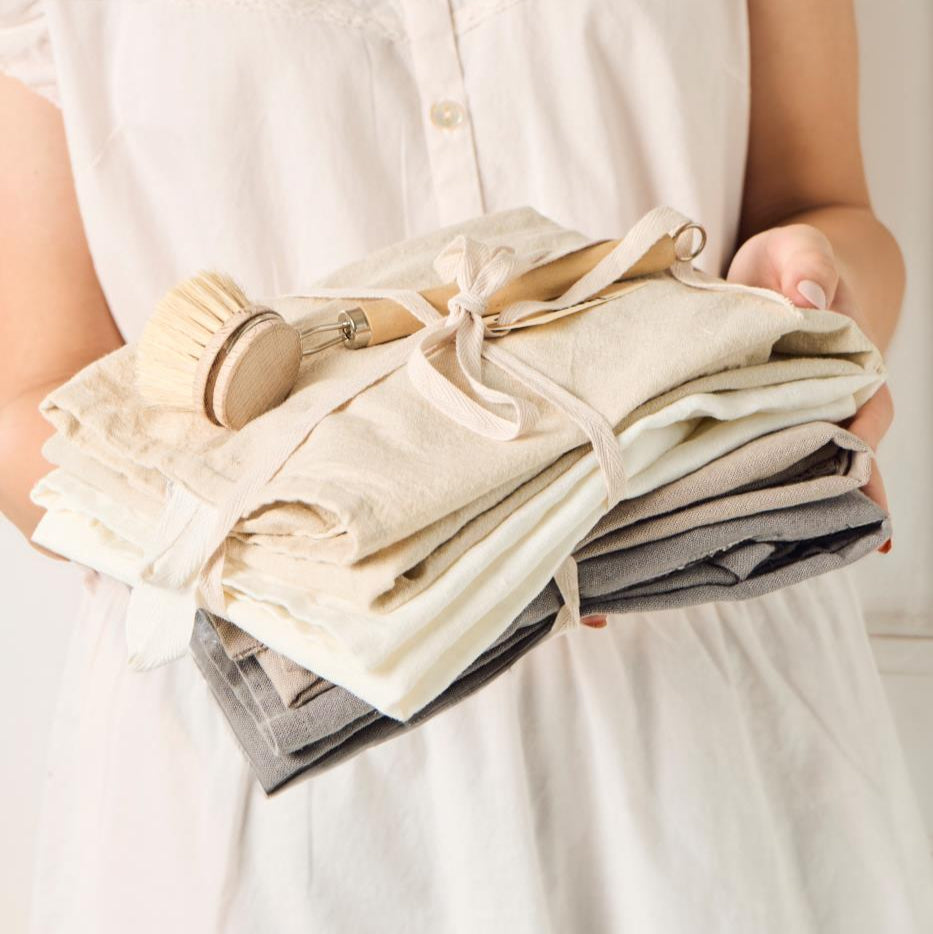 Freyja Linen Cotton Mix Tea Towels - Colour Choice