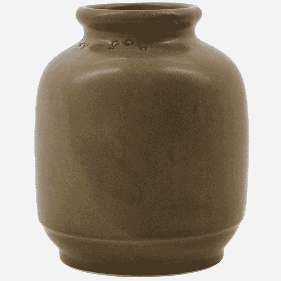Casa Brown Stoneware Vase 14cm-4