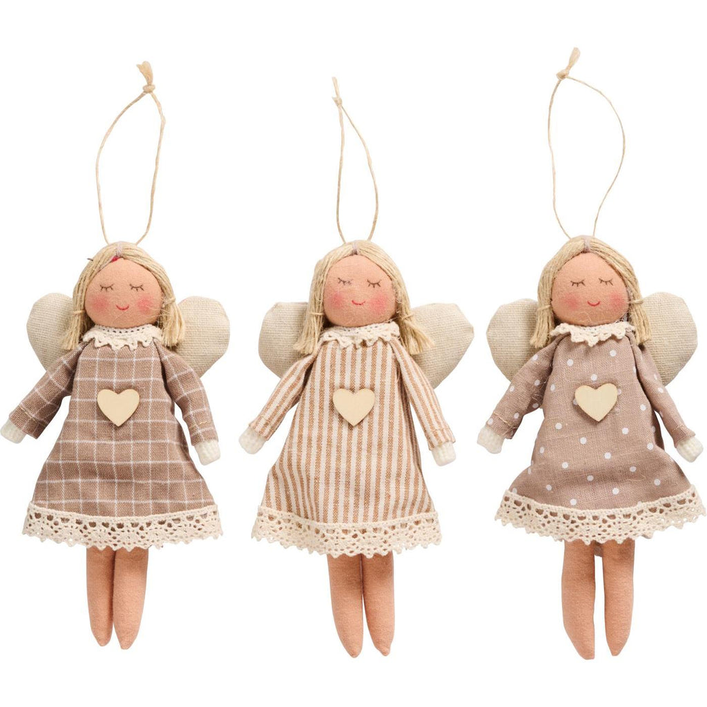 Three Assorted Nostalgic Angels 15cm | Annie Mo's