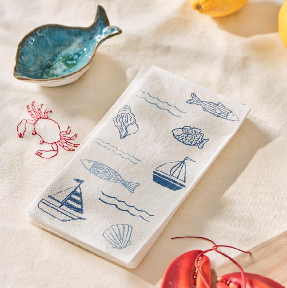 A Day at Sea Paper Napkins - 16 Pieces per Pack