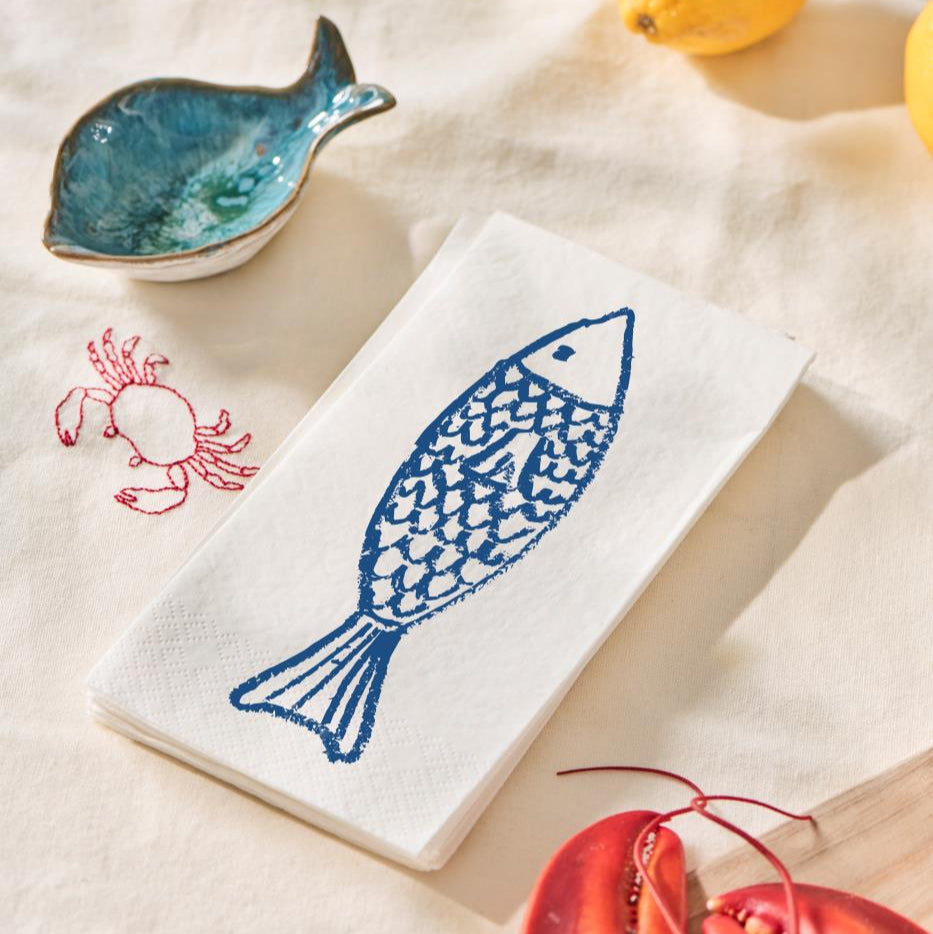 Fish Paper Napkins - 16 Pieces per Pack | Annie Mo's