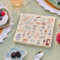 Dolce Vita Paper Napkins - 20 Pieces per Pack | Annie Mo's