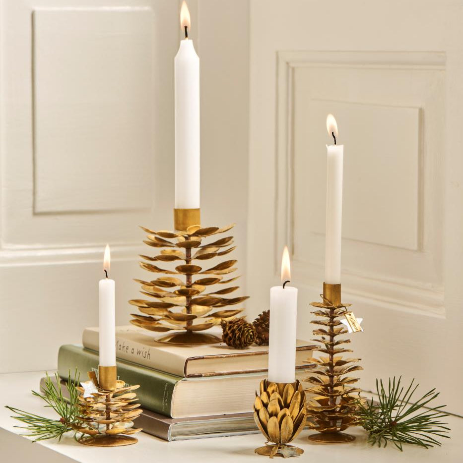 Cone Candle Holder for Dinner Candles 13cm