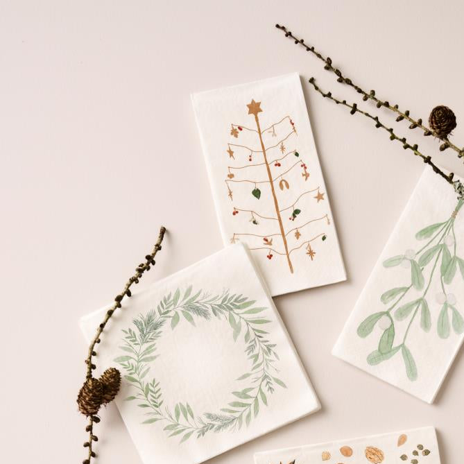 16 Paper Napkins - Wishing Tree 40cm
