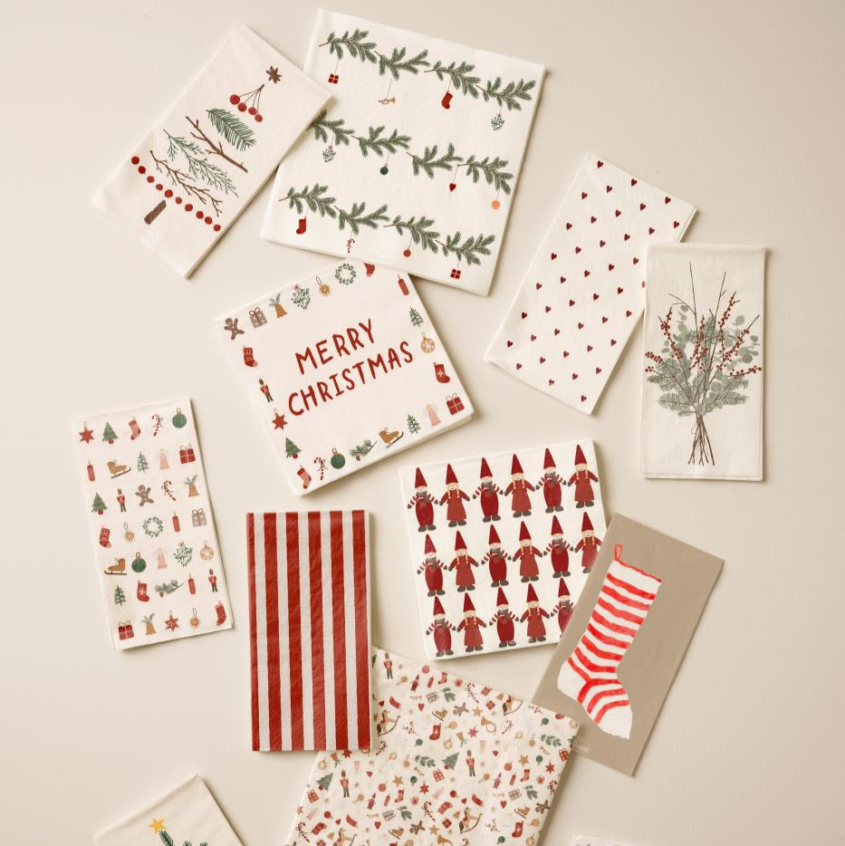 16 Paper Napkins - Bouquet 40cm