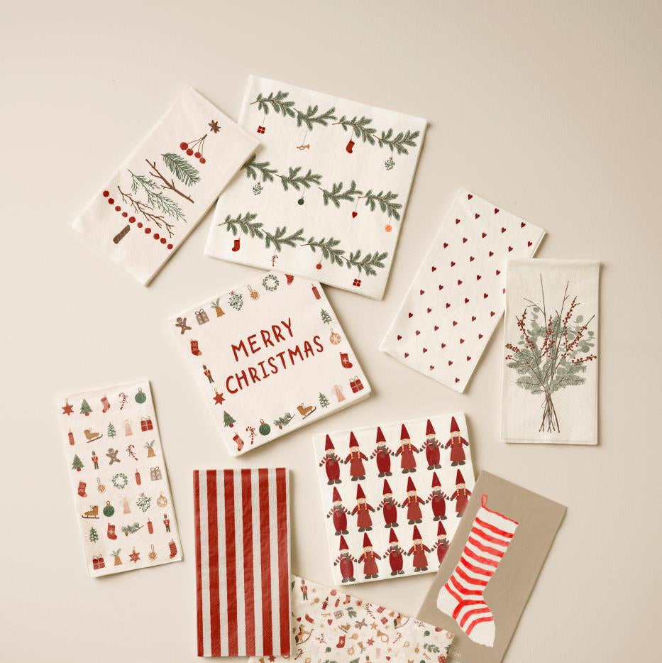 16 Paper Napkins - Natures Christmas Tree 40cm