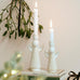 Ceramic Dinner Candle Angel Holder - Size Choice